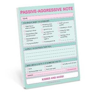 Knock Knock Passive Aggressive Nifty Note - Knock Knock - Libros - Knock Knock - 9781683493983 - 20 de julio de 2023