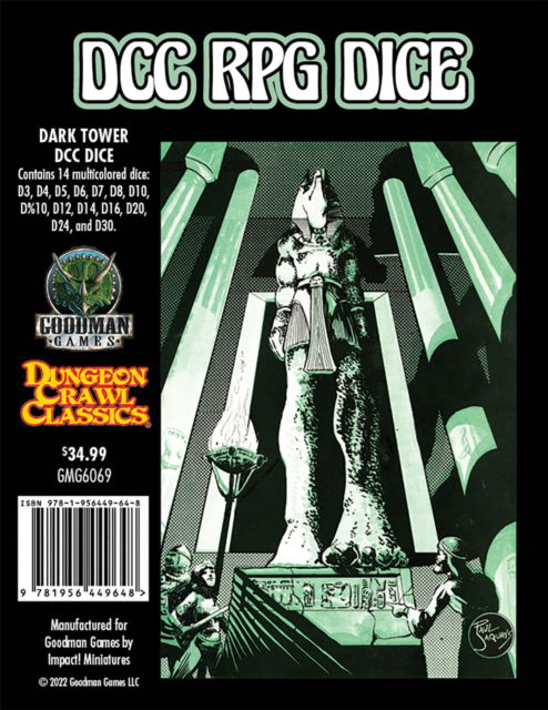 Cover for Bob Brinkman · DCC RPG Dice: Dark Tower DCC Dice (Book) (2024)