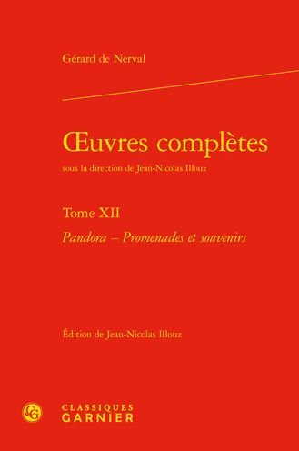 Cover for Gerard De Nerval · Oeuvres Completes. Tome XII (Inbunden Bok) (2022)