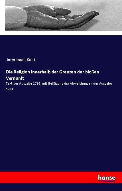Cover for Kant · Die Religion innerhalb der Grenzen (Buch)
