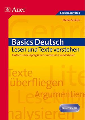 Cover for Stefan Schäfer · Basics Deutsch: Lesen (Pamphlet) (2012)