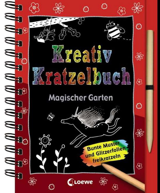 Cover for Kreativ-Kratzelbuch · Magischer Garten (Bok)