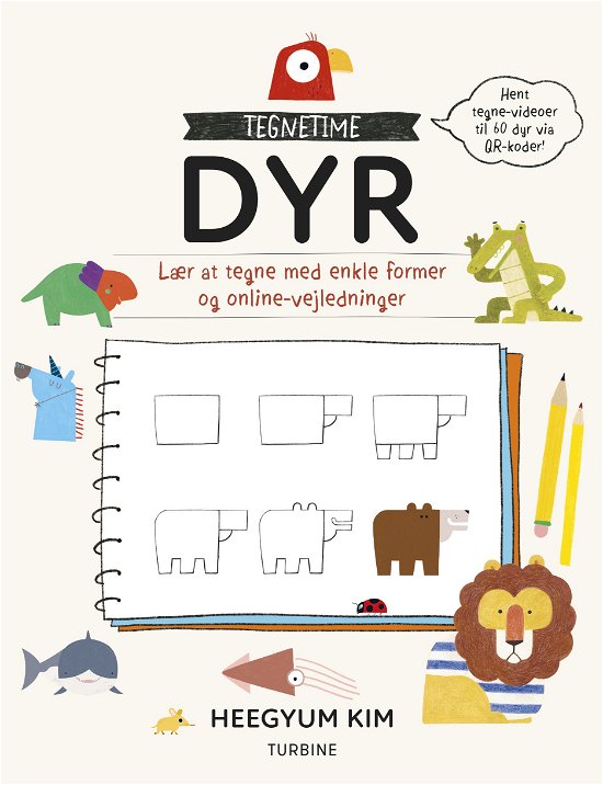Cover for Heegyum Kim · Tegnetime: Dyr (Taschenbuch) [1. Ausgabe] (2023)