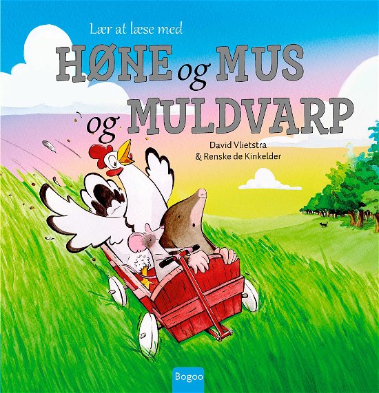 Cover for David Vlietstra · Lær at læse med høne og mus og muldvarp (Hardcover Book) [1e uitgave] (2023)