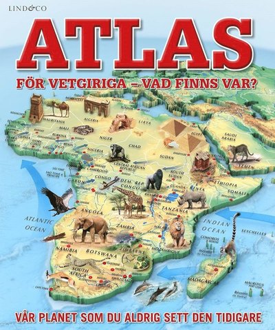 Cover for John-Henri Holmberg · Atlas för vetgiriga : Vad finns var? (Map) (2017)