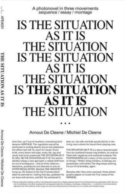 Cover for Michiel Cleene · The Situation As It Is (Paperback Book) (2022)