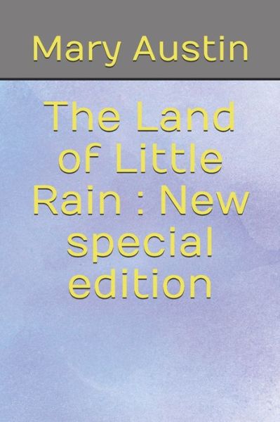 Cover for Mary Austin · The Land of Little Rain (Paperback Book) (2020)