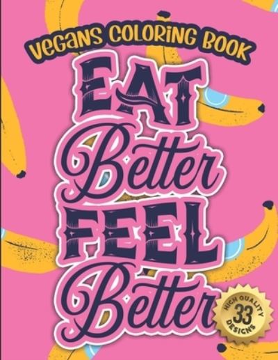 Cover for Black Feather Stationery · Vegans Coloring Book (Paperback Book) (2021)