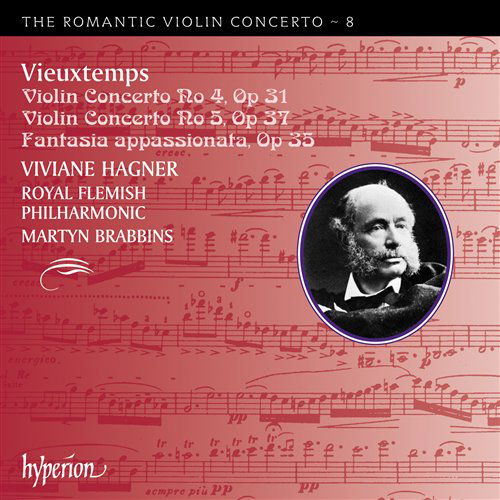 Cover for Hagnerflemish Rpobrabbins · Vieuxtempsromantic Violin Con Vol 8 (CD) (2010)