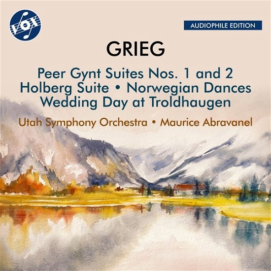 Cover for Grieg / Abravanel / Utah Symphony Orchestra · Peer Gynt Suite No. 1, Op. 46 Peer Gynt Suite (CD) (2024)