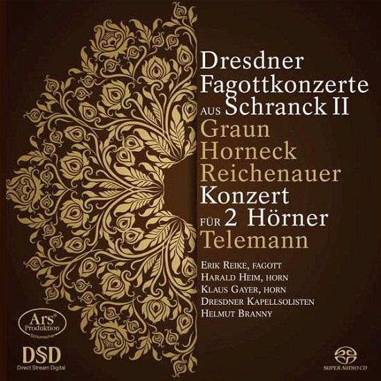 Dresdner Fagottkonzerte Aus Schranck Ii - Reike / Heim / Gayer / Dresdner Kapellsolisten / Branny - Musik - ARS PRODUKTION - 4260052381984 - 29. januar 2016