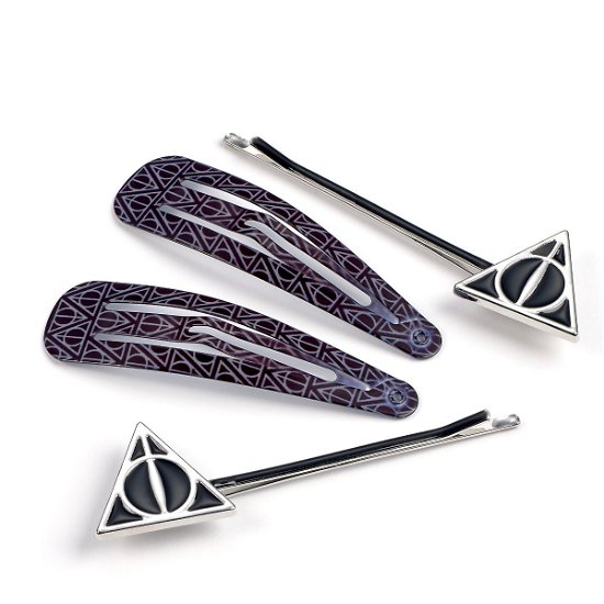Official Harry Potter Deathly Hallows Hair Clip Set - Harry Potter - Merchandise - HARRY POTTER - 5055583440984 - September 10, 2021