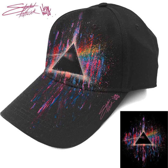 Cover for Pink Floyd · Pink Floyd Unisex Baseball Cap: Dark Side of the Moon Pink Splatter (Kläder) [Black - Unisex edition]