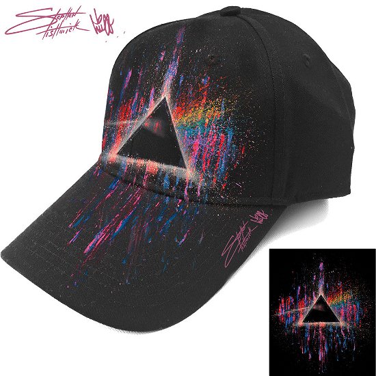 Cover for Pink Floyd · Pink Floyd Unisex Baseball Cap: Dark Side of the Moon Pink Splatter (CLOTHES) [Black - Unisex edition]