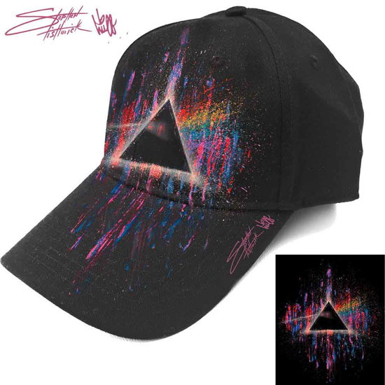 Pink Floyd Unisex Baseball Cap: Dark Side of the Moon Pink Splatter - Pink Floyd - Merchandise -  - 5056368648984 - 