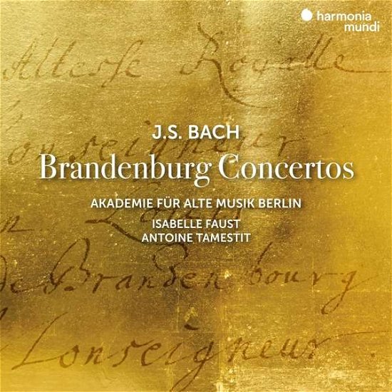 Cover for Akademie Fur Alte Musik Berlin / Isabelle Faust / Antoine Tamestit · Johann Sebastian Bach: Brandenburg Concertos (CD) (2021)