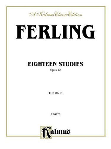 Cover for Alfred Publishing · Eighteen Studies, Op. 12 (Paperback Book) [Kalmus edition] (1985)