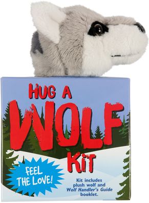 Cover for Inc Peter Pauper Press · Hug a Wolf Kit (Book) (2019)