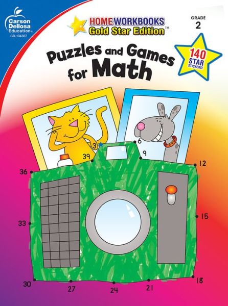 Cover for Carson-dellosa · Puzzles and Games for Math Grade 2 (Paperback Book) (2010)