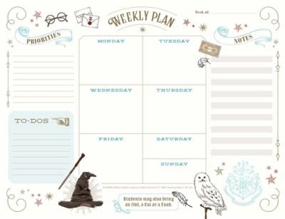 Cover for Insight Editions · Harry Potter: Weekly Planner Notepad (Hardcover Book) (2021)