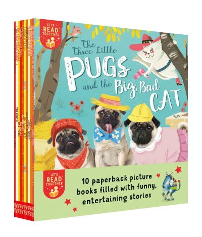 Cover for Tim Warnes · Ten Funny Stories: Great Cheese Robbery; Great Monster Hunt; Hiccupotamus; Lamb for Dinner; Poo in the Zoo; Scaredy Mouse; Three Little Pugs; Very Lazy Ladybug; Warning - Let's Read Together (Paperback Book) (2021)