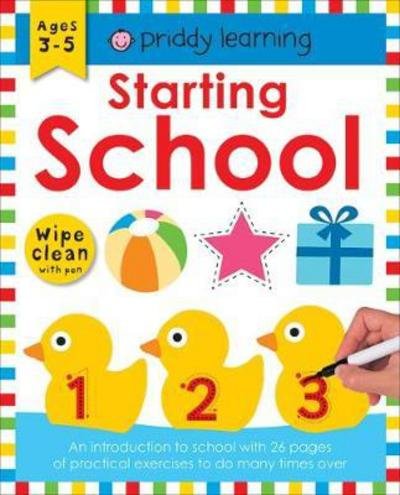 Cover for Priddy Books · Starting School - Wipe Clean Workbooks (Spiral Book) (2017)