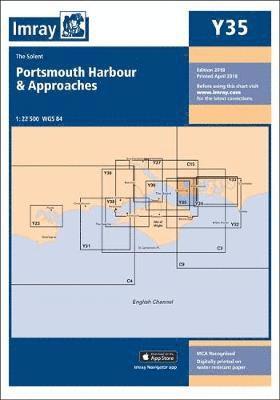 Cover for Imray Laurie Norie &amp; Wilson Ltd · Imray Chart Y35: Portsmouth Harbour and Approaches - Y Series (Kartor) (2018)