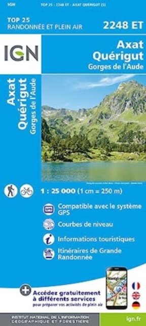 Axat / Querigut / Gorges de l'Aude - TOP 25 -  - Bøger - Institut Geographique National - 9782758553984 - 12. juni 2023
