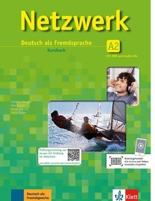 Netzwerk: Kursbuch A2 mit 2 Audio-CDs & 2 DVDs - Stefanie Dengler - Bücher - Klett (Ernst) Verlag,Stuttgart - 9783126069984 - 1. April 2013