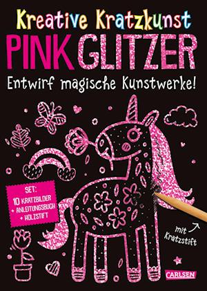 Cover for Anton Poitier · Kratzbilder für Kinder: Kreative Kratzkunst: Pink Glitzer (Bok) (2024)