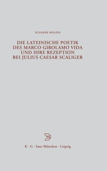 Cover for Rolfes · Die lateinische Poetik des Marco (Book) [German edition] (2001)