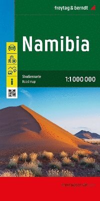 Cover for Freytag &amp; Berndt · Namibia, road map 1:1,000,000, freytag &amp; berndt (Landkarten) (2023)