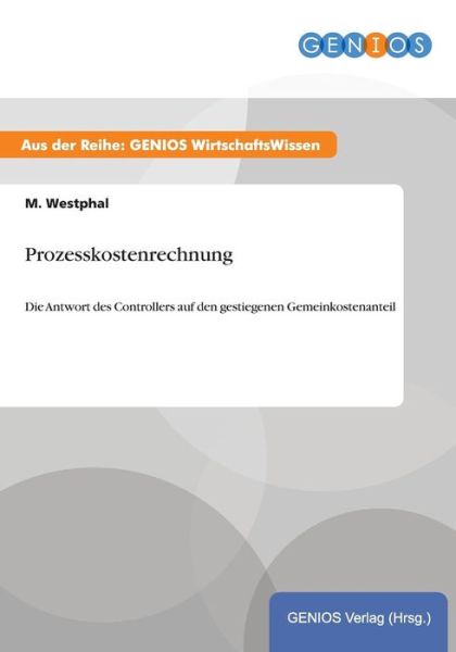 Prozesskostenrechnung - M Westphal - Książki - Gbi-Genios Verlag - 9783737931984 - 16 lipca 2015