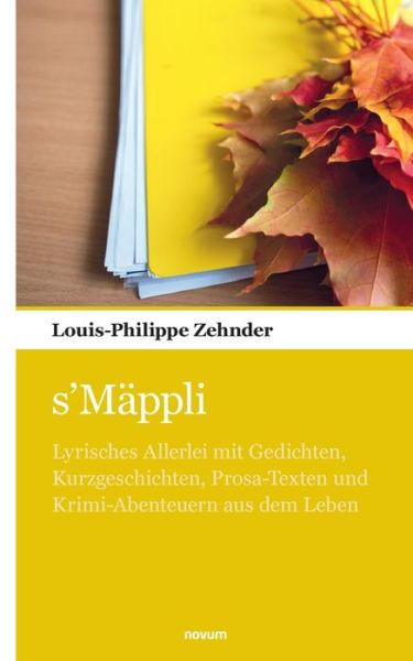 Cover for Louis-Philippe Zehnder · S'mäppli (Paperback Book) (2021)