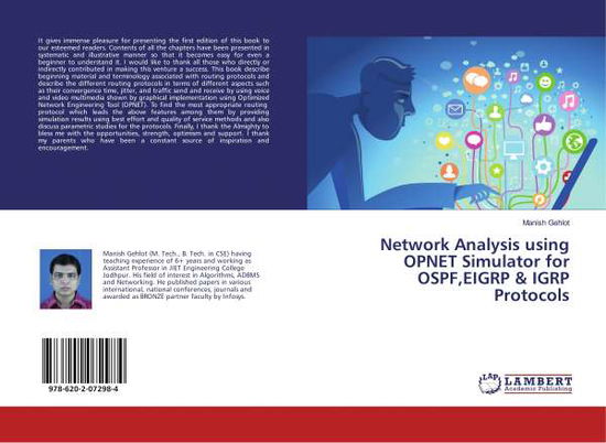 Cover for Gehlot · Network Analysis using OPNET Sim (Bok)