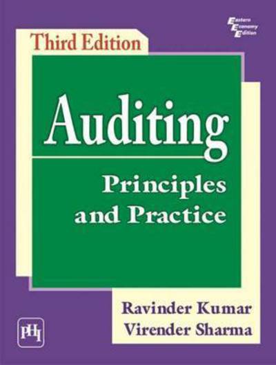 Cover for Ravinder Kumar · Auditing: Principles and Practice (Paperback Book) [3 Revised edition] (2015)