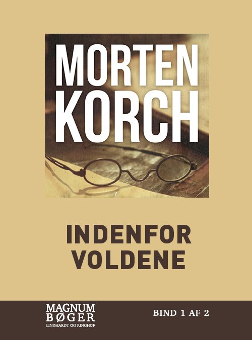 Cover for Morten Korch · Indenfor voldene (Storskrift) (Indbundet Bog) [2. udgave] (2021)
