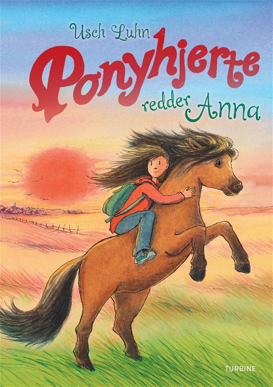 Cover for Usch Luhn · Ponyhjerte redder Anna (Hardcover Book) [1st edition] (2021)