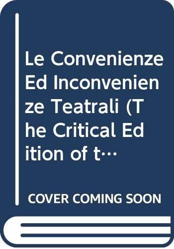 Cover for Gaetano Donizetti · Le Le Convenienze Ed Inconvenienze Teatrali: Dramma Giacosa in One Act (Hardcover Book) [74th edition] (2002)