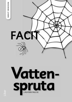 Cover for Birgit Eriksson · Imse, Vimse och Spindel: Läsförståelse Vattenspruta Facit (Bog) (2014)