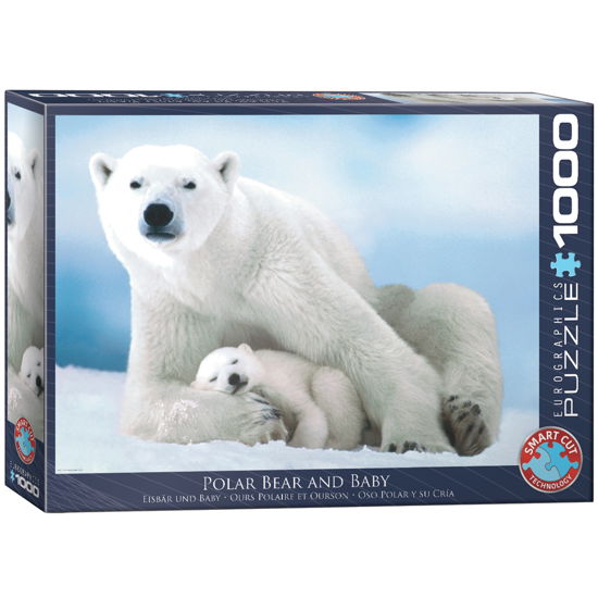 Puslespil Polar Bear & Baby - 1000 brikker, 48*68cm (Puslespil) (2021)