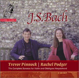 Bach - Complete Violin Sonatas - Rachel Podger & Trevor Pinn - Musiikki - CHANNEL CLASSICS - 0723385147985 - sunnuntai 5. marraskuuta 2000