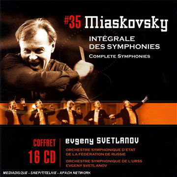 Cover for Evgeny Svetlanov · Miaskovsky: Complete Symphonie (CD) [Box set] (2016)