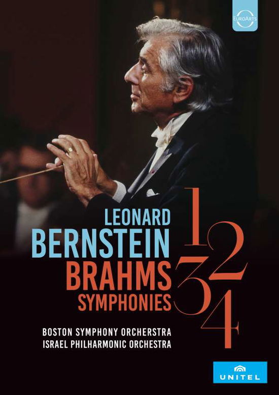 Cover for Leonard Bernstein · Leonard Bernstein Conducts the Brahms Syms N 1-4 (DVD) (2021)