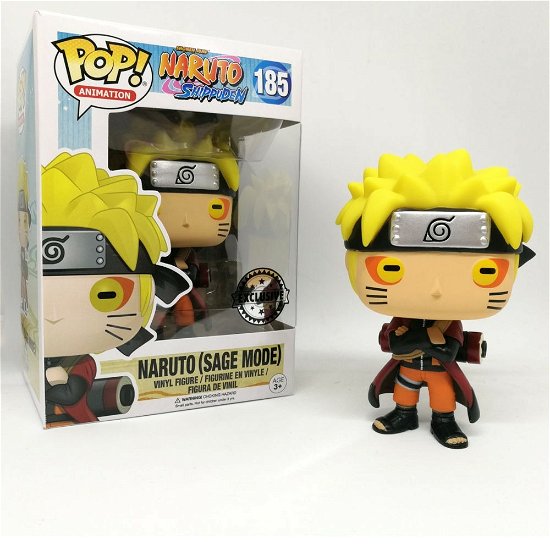 Cover for Naruto Shippuden: Funko Pop! Animation · Animation - Naruto Shippuden - Naruto Sage Mode Exclusive (185) (Toys)