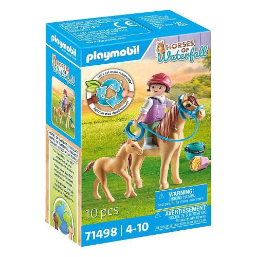 Cover for Playmobil · Kind mit Pony und Fohlen (Legetøj)