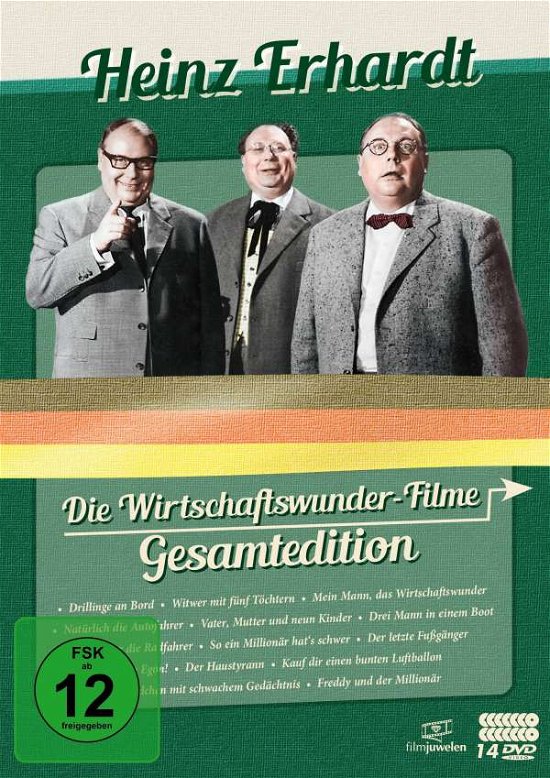 Cover for Heinz Erhardt · Heinz Erhardt: Die Wirtschaftswunder-filme Gesamte (DVD) (2019)