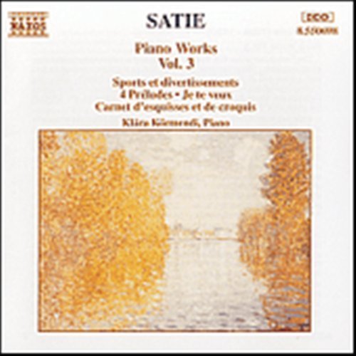 Cover for E. Satie · Piano Works Vol.3 (CD) (1994)