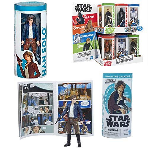 Star Wars Galaxy of Adventures Han Solo Scoundrel 3.75 Acti - Star Wars Galaxy of Adventures Han Solo Scoundrel 3.75 Acti - Fanituote - Hasbro - 5010993562985 - 