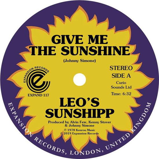 Cover for Leo's Sunshipp · Give Me The Sunshine / I'm Back For More (LP) (2021)